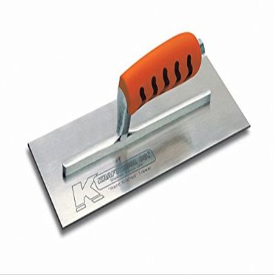 Kraft Tool PL456PF Carbon Steel Plaster Trowel with ProForm Handle, 11-1/2 x 4-1/2-Inch
