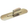 Kraft Tool CF274 Gold Stainless Steel Pool Trowel with Camel Back Wood Handle, 10 x 3-Inch view 1