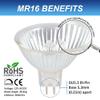 Simba Lighting Halogen MR16 20W 12V Light Bulbs, GU5.3 Base, 2700K, 6 Pack view 2