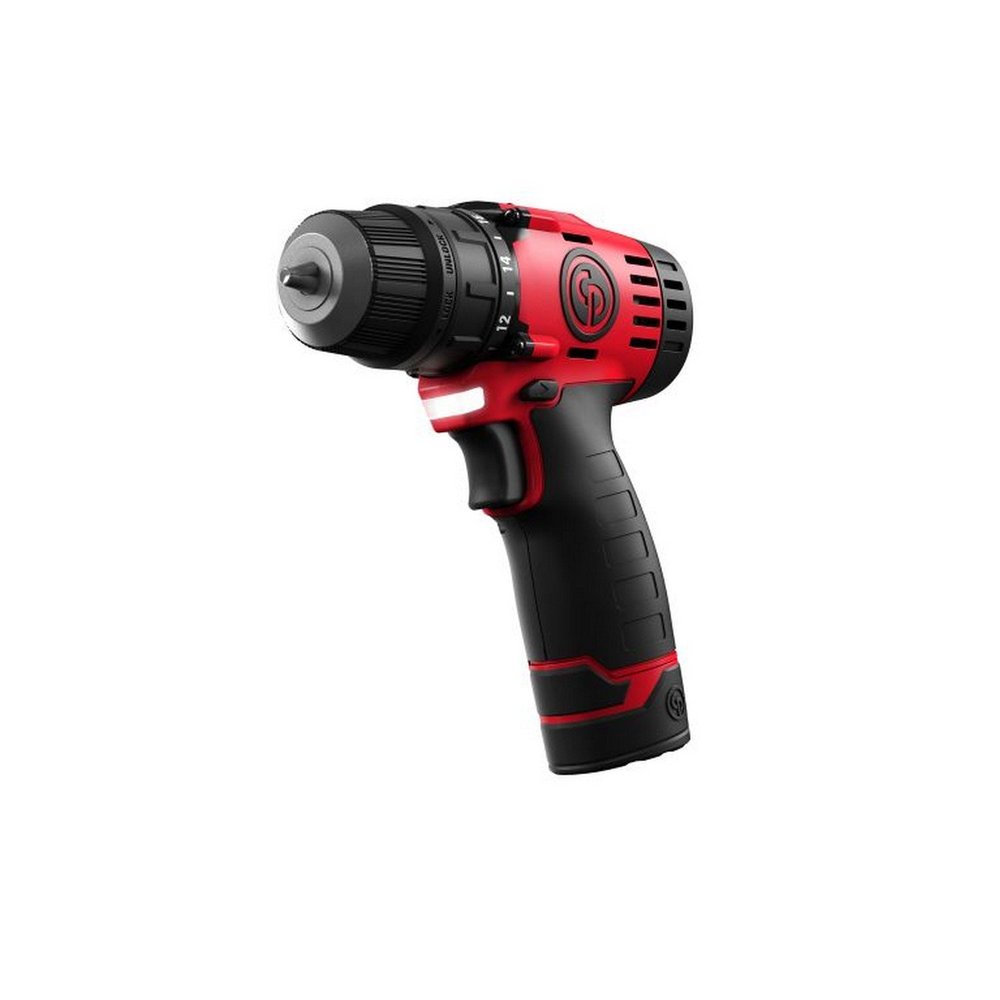 Chicago Pneumatic CP8528K 3/8" Cordless Drill Driver Kit, Red/Black