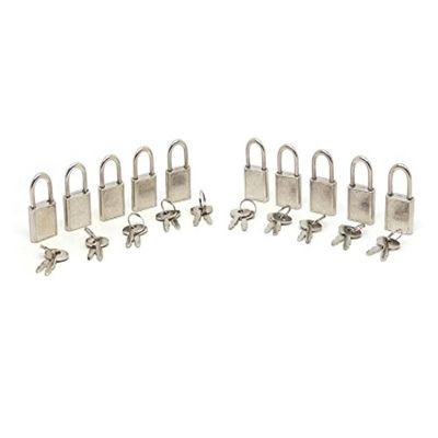 SourceOne Mini Padlocks Luggage Locks (10 Pack)