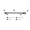 Fusion Climb HELO Retention Lanyard, Snap Hook & Shackle, 48 in view 3