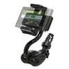 Bracketron TekGrip 12V Power Dock Mount Phone Holder Two Charging Ports Hands Free iPhone X 8 Plus 7 SE 6s 6 Samsung Galaxy S9 S8 S7 S6 Note Google Pixel 2 XL LG Nexus Sony Nokia BT1-663-2, Black view 3