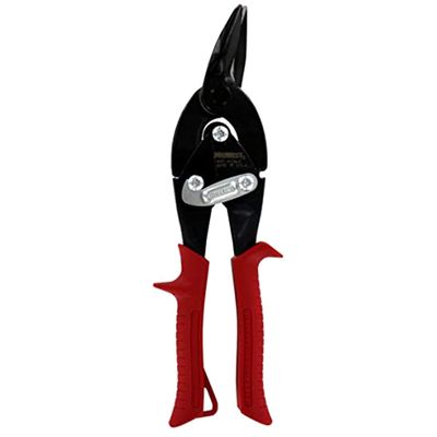 MIDWEST Blackout Series Aviation Snip - Left Cut Regular Tinner Shears, Made in the USA - MWT-6716LO