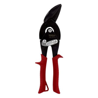 MIDWEST Blackout Series Aviation Snip - Left Cut Offset Tinner Shears, Made in the USA - MWT-6510LO