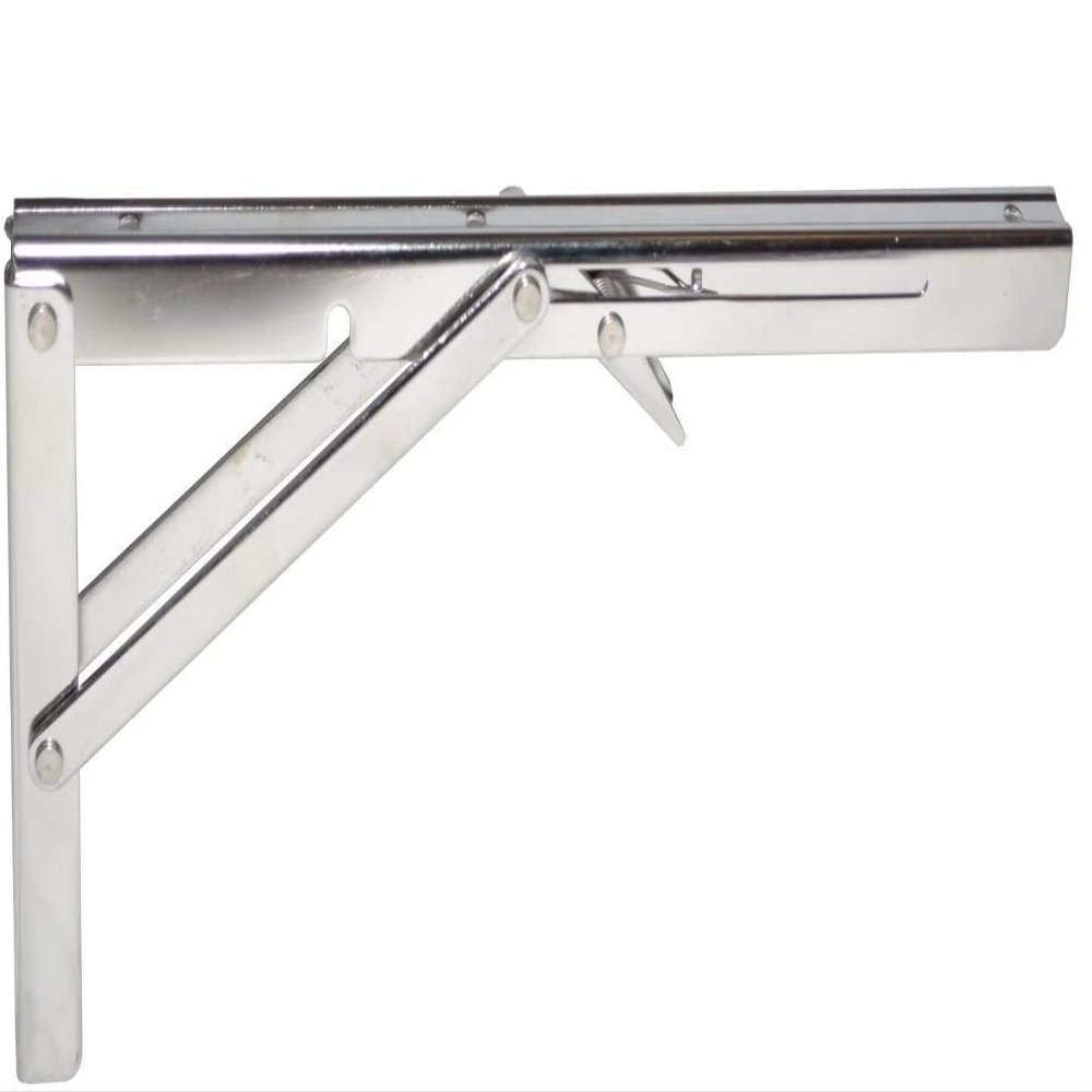 SeaLux Stainless Steel 12" Table, Folding Table Shelf Bracket max Load 330 lbs
