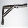 SeaLux Stainless Steel 12" Table, Folding Table Shelf Bracket max Load 330 lbs view 2