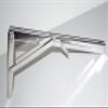 SeaLux Stainless Steel 12" Table, Folding Table Shelf Bracket max Load 330 lbs view 3