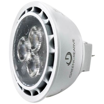 Green Creative 40715 MR11 LED Light, 4000K (Daylight White), 3W, 220 lm, 30