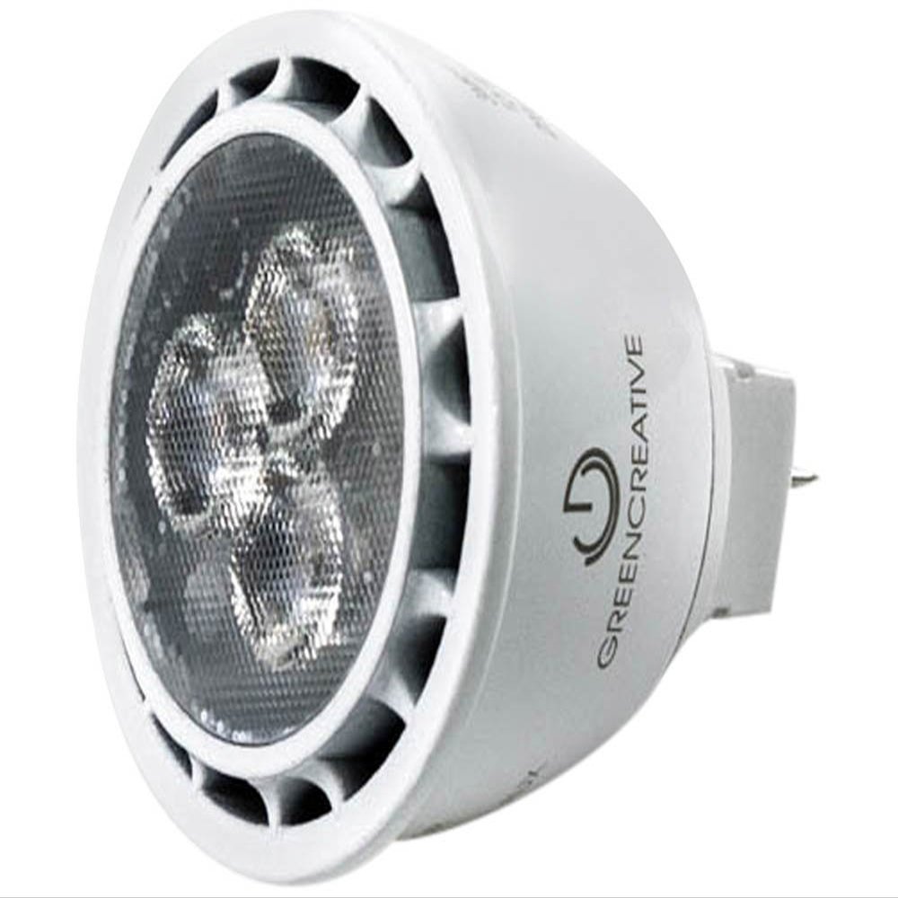 Green Creative 40715 MR11 LED Light, 4000K (Daylight White), 3W, 220 lm, 30