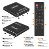 HDMI Media Player, Black Mini 1080p Full-HD Ultra HDMI Digital Media Player for -MKV/RM- HDD USB Drives and SD Cards view 3