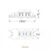 WAC Lighting MT4LD211NE-S927-BK LED Precision Multiple Two New Construction IC Rated Housing in 2700K 90CRI Spot Beam 90 CRI, 2 Lights, Black view 3