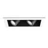 WAC Lighting MT4LD211NE-S927-BK LED Precision Multiple Two New Construction IC Rated Housing in 2700K 90CRI Spot Beam 90 CRI, 2 Lights, Black view 4