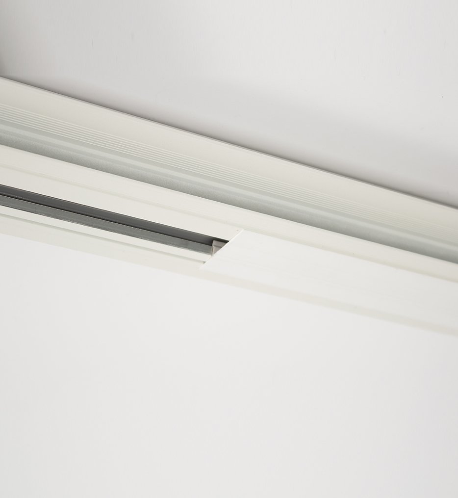 WAC Lighting W8-COV-WT Accessory - 96" Field Cuttable W-Track Cover, White Finish