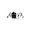 WAC Lighting MT4LD311NE-S927-BK LED Precision Multiple Three New Construction IC Rated Housing in 2700K 90CRI Spot Beam, 3 Lights, Black view 4