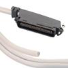 ICC Male to Open-End 25-Pair Telco Cable 5ft - Cat3 24AWG, 100% Solid Pure Copper, Gray Riser CMR Cable with 90-Degree 50-Pin Telco Connector for Voice and Low Data PBX Applications, 5 Feet view 1