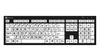 LogicKeyboard XL Print PC slim line black on white keyboard compatible with Windows XP, Vista, 7 - 10- Part: LKB-LPRNTBW-AJPU view 1