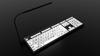 LogicKeyboard XL Print PC slim line black on white keyboard compatible with Windows XP, Vista, 7 - 10- Part: LKB-LPRNTBW-AJPU view 2