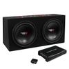 Cerwin Vega XED Series 12" Dual Subwoofer - 600W RMS, 2 Ohm Loaded, High-Efficiency Class D, Vented MDF Enclosure, Proprietary Vega Bass Boost, Remote Bass Knob, Perfect for Car Audio Systems BKX212V view 3