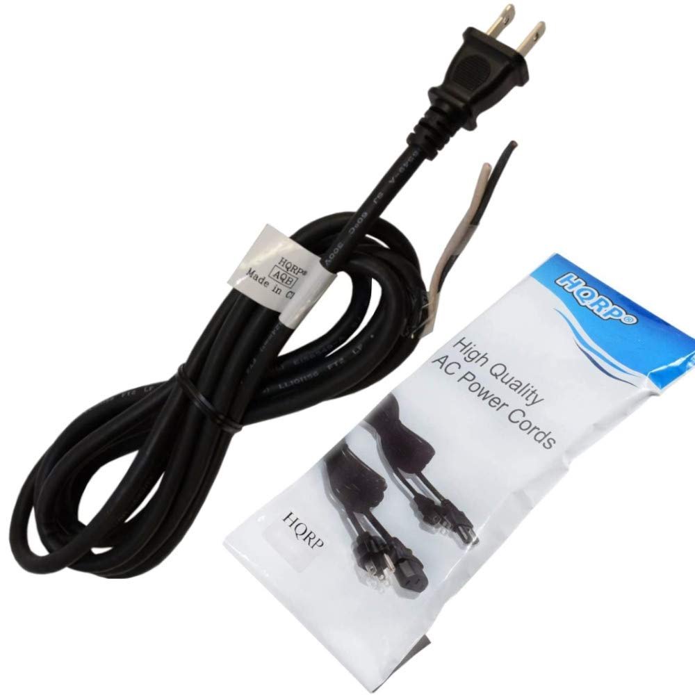 HQRP AC Power Cord Compatible with Makita HR1830F HR2000 HR2400 HR2410 HR2431 HR2432 HR2445 HR2450F HR2455 HR2470F HR2811F Rotary Hammer Mains Cable Repair