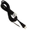HQRP AC Power Cord Compatible with Makita HR1830F HR2000 HR2400 HR2410 HR2431 HR2432 HR2445 HR2450F HR2455 HR2470F HR2811F Rotary Hammer Mains Cable Repair view 2