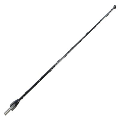 Votex - 12 Inch Black Short Antenna for Ford E-250 Econoline (1992-2015) - Spiral Wind Noise Cancellation - Spring Steel Construction - Stainless Steel Threading