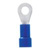 Terminal, Ring, 16-14 Gauge, Vinyl, #8 Stud (Pack): Secure Option for Efficient Wiring view 1