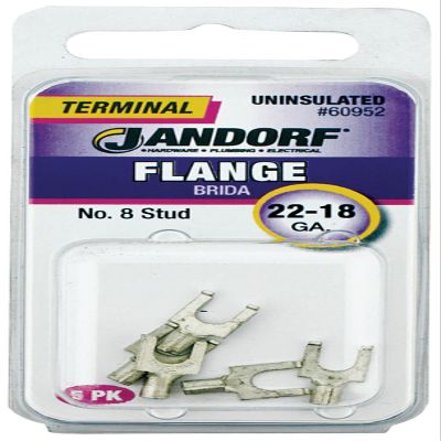 Terminal, Flange, 22-18 Gauge, Uninsulated, #8 Stud: Essential for High-Performance Wiring