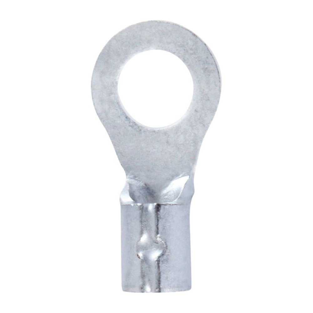 Terminal, Ring, 22-18 Gauge, Uninsulated, #6 Stud (Pack): Durable Design for Secure Connections