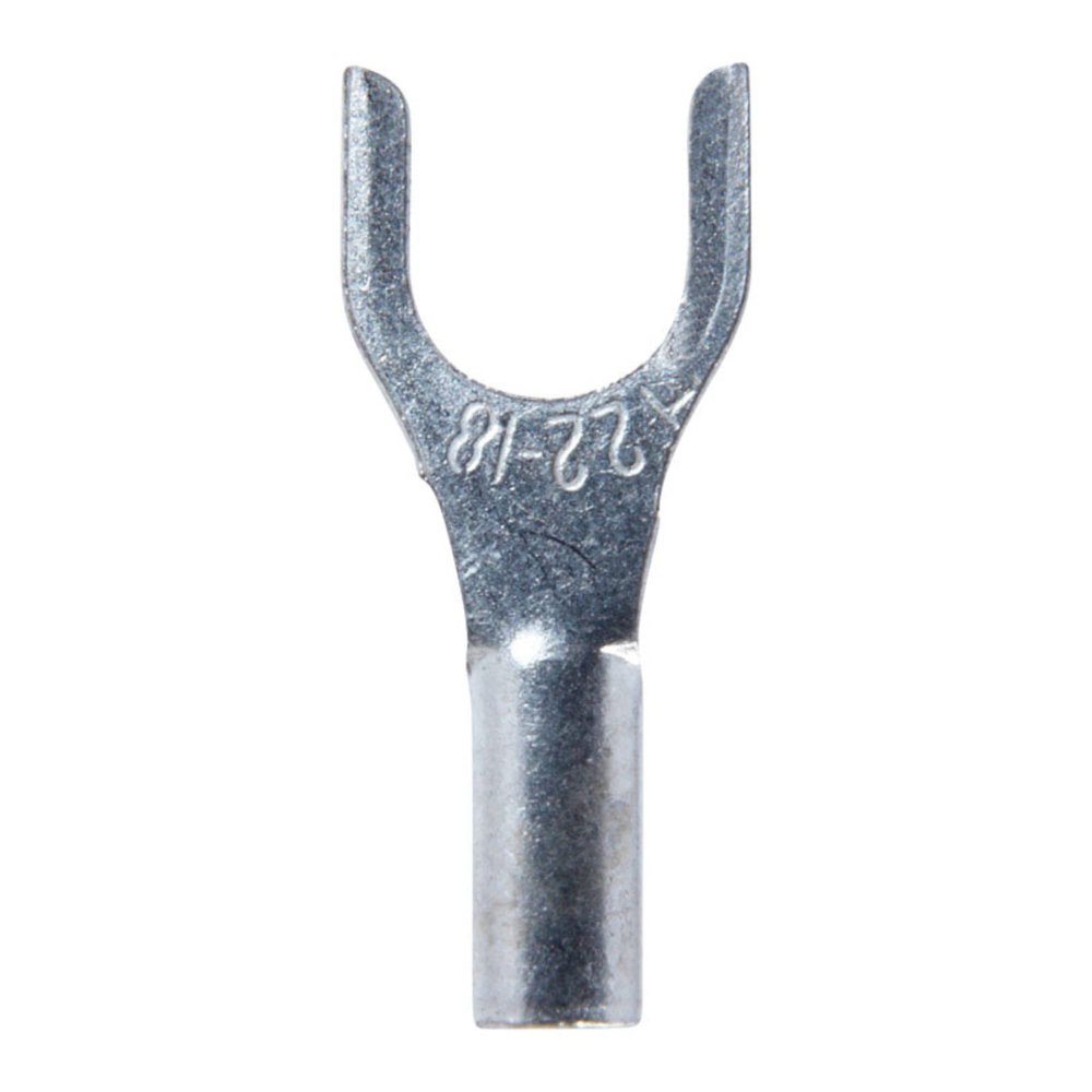 JANDORF SPECIALTY HARDWARE 60982 Spade Terminal, 22-18 AWG, 600 V, Non-Insulated, Tin Plated Copper