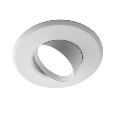 NICOR Lighting 5/6 inch Adjustable LED Eyeball Retrofit Downlight Kit in 3000K (DEB56-20-120-3K-WH)