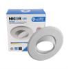 NICOR Lighting 5/6 inch Adjustable LED Eyeball Retrofit Downlight Kit in 3000K (DEB56-20-120-3K-WH) view 2