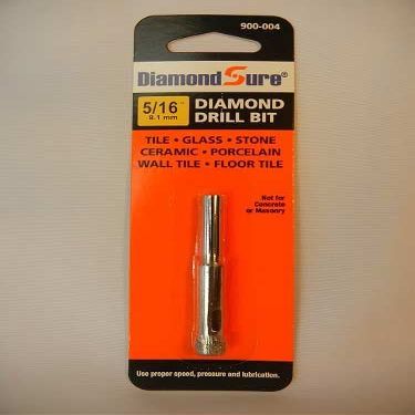 Home & Tools 5/16 8.1 mm DiamondSure Diamond Drill Bit for Glass, Tile, Ceramic, Porcelain, Stone Model: 900-004