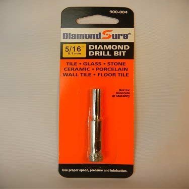 Home & Tools 5/16 8.1 mm DiamondSure Diamond Drill Bit for Glass, Tile, Ceramic, Porcelain, Stone Model: 900-004