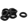 uxcell 10 Pcs Black Rubber 35mm Open Hole Ring Dual Side Cable Wiring Grommet view 1