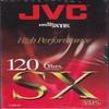 JVC T-120 SX 6 Hour VHS Cassette Tape - Blank - 4 pack view 1