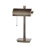 Milton Greens Stars A31187AB Sherman Traditional Desk Lamp, 19.25-Inch, Antique Brass view 1