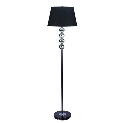 Milton Greens Stars A6257F Shirley Modern Decorative Floor Lamp, 62-Inch, Black