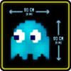 PacMan Ghost Light Table Lamp - 16 Color Options - Changes Colors to Music - USB Powered view 2