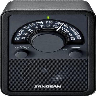 AM/FM Table Top Wooden Radio (Black)