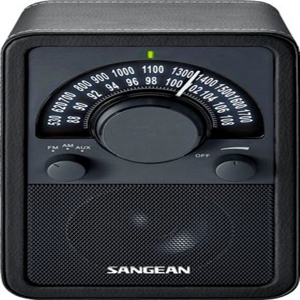 AM/FM Table Top Wooden Radio (Black)