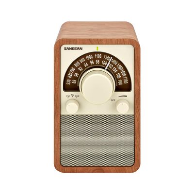 AM/FM Table Top Wooden Radio (Walnut)