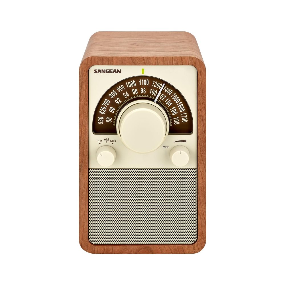 AM/FM Table Top Wooden Radio (Walnut)