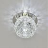 LUMINTURS 5w LED Pure White Crystal Ceiling Recessed Light Fixture 4 INCH Modern Decor Flush Mounted Lamp view 1