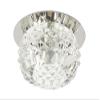 LUMINTURS 5w LED Pure White Crystal Ceiling Recessed Light Fixture 4 INCH Modern Decor Flush Mounted Lamp view 4