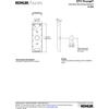 KOHLER K-559-CP DTV Prompt Interface Mounting Bracket, Polished Chrome view 2