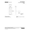 KOHLER K-559-CP DTV Prompt Interface Mounting Bracket, Polished Chrome view 3