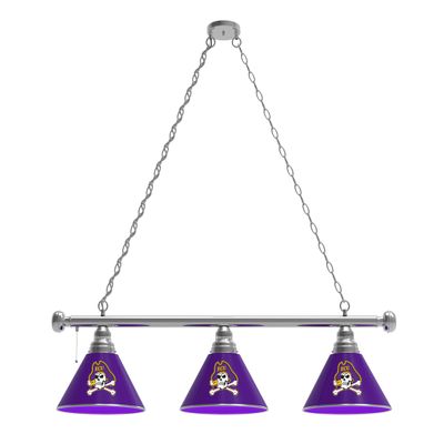 Holland Bar Stool Co. East Carolina 3 Shade Billiard Light with Chrome Fixture by The
