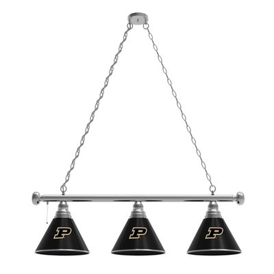 HBS Purdue 3 Shade Billiard Light with Chrome Fixture by The Holland Bar Stool Co.