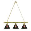 Holland Bar Stool Co. U.S. Marines 3 Shade Billiard Light with Brass Fixture by The view 1